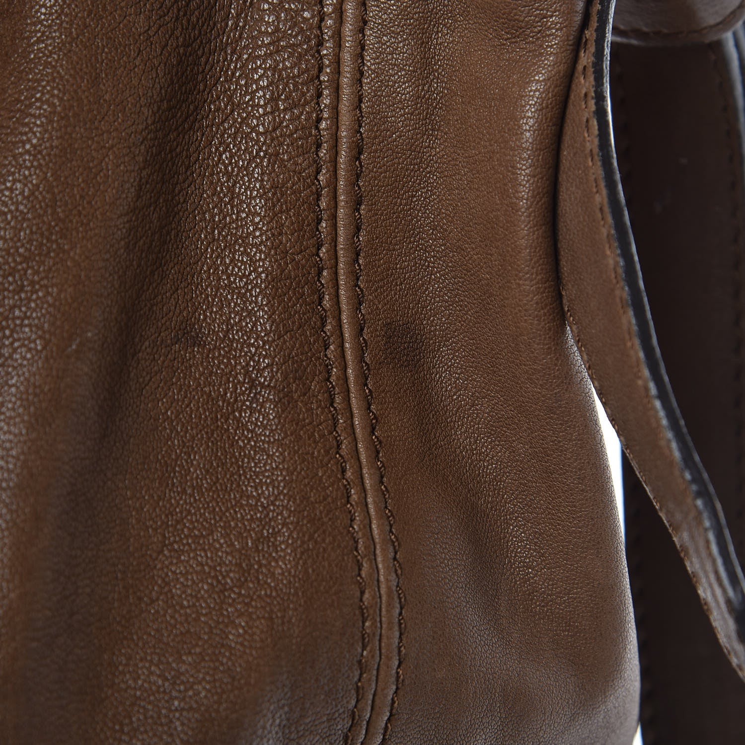 Burberry Calfskin Shoulder Tote Bag Brown 10 of 13