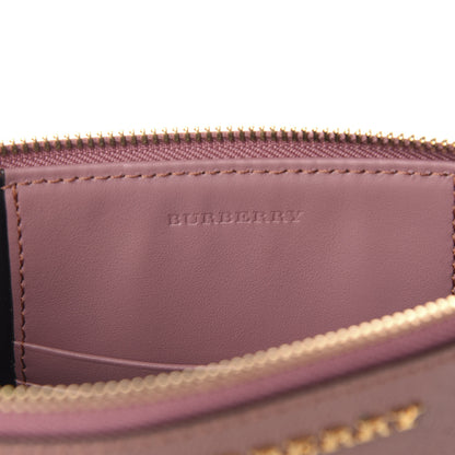 Burberry Haymarket Check Peyton Crossbody Clutch Bag Dusty Pink 8 of 11