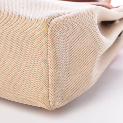 Hermes Toile Vache Calfskin Herbag 30 PM Backpack Natural 13 of 13