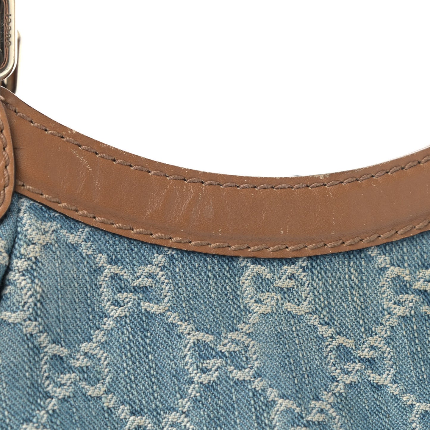 Denim Monogram Medium Sukey Tote Blue