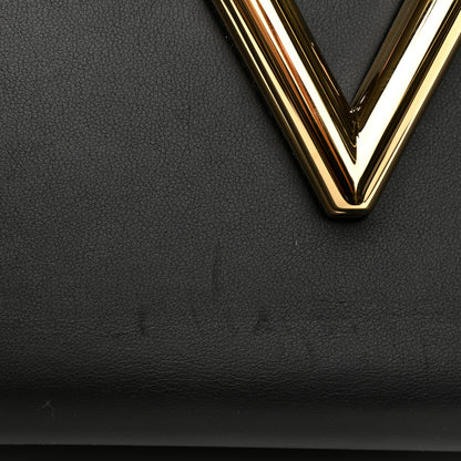 Louis Vuitton Calfskin Since 1854 Embroidered Twist MM Black 10 of 10