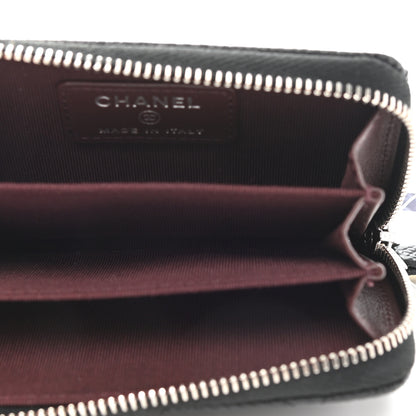 Chanel Caviar Quilted Classic Zipped Coin Purse Black 5 of 8