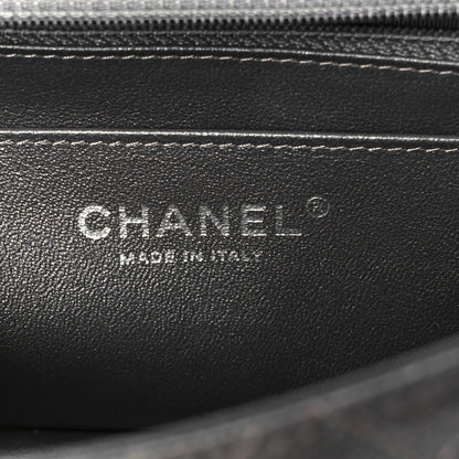Chanel Metallic Caviar Quilted Mini Rectangular Flap Dark Silver 6 of 11