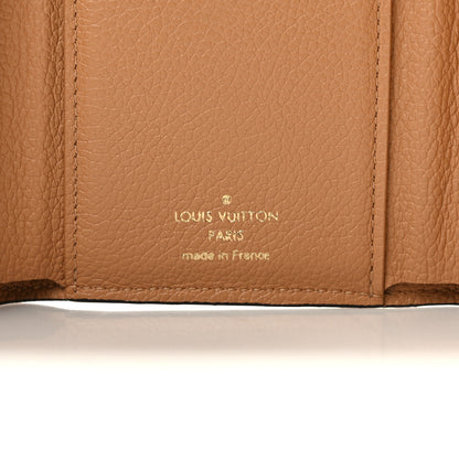 Louis Vuitton Empreinte Monogram Giant Victorine Wallet Arizona Creme 6 of 7