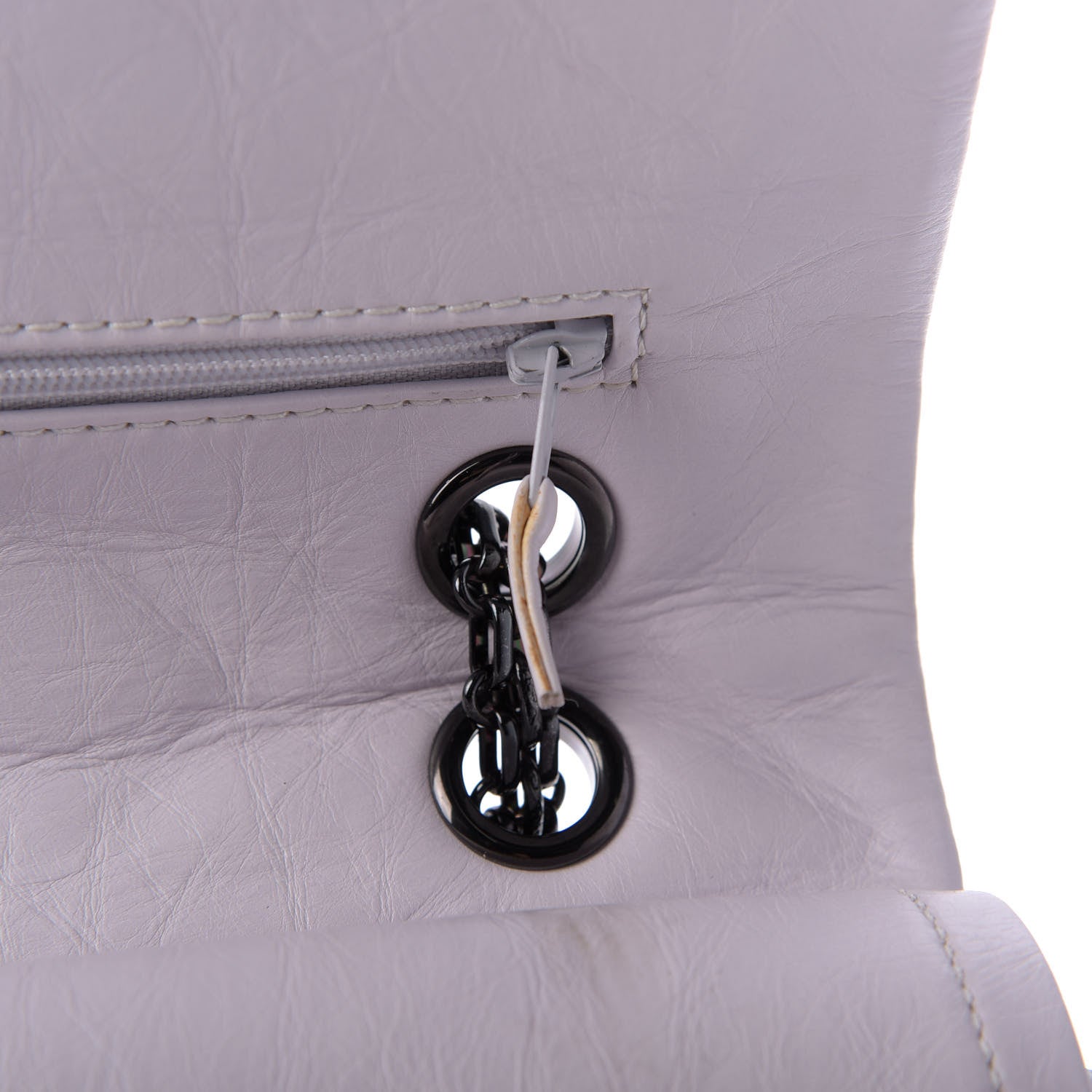 Chanel Aged Calfskin 2.55 Reissue 227 Flap White 10 of 13