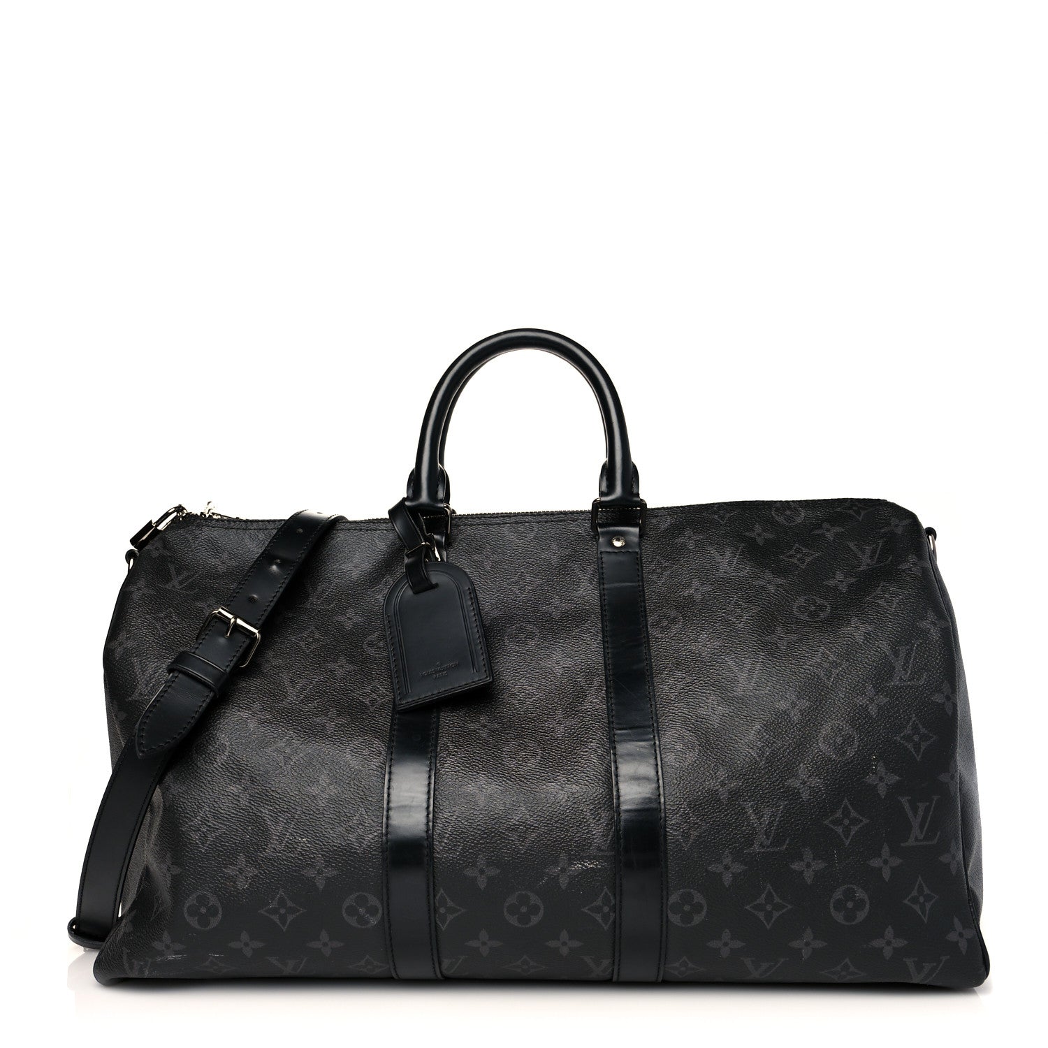 Louis Vuitton Monogram Eclipse Keepall Bandouliere 45 1 of 14