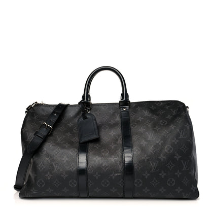 Louis Vuitton Monogram Eclipse Keepall Bandouliere 45 1 of 14