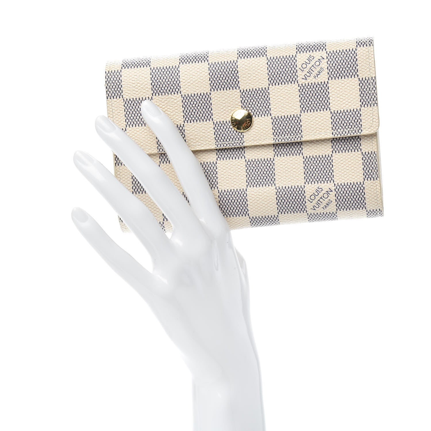 Louis Vuitton Damier Azur Alexandra Wallet 2 of 9