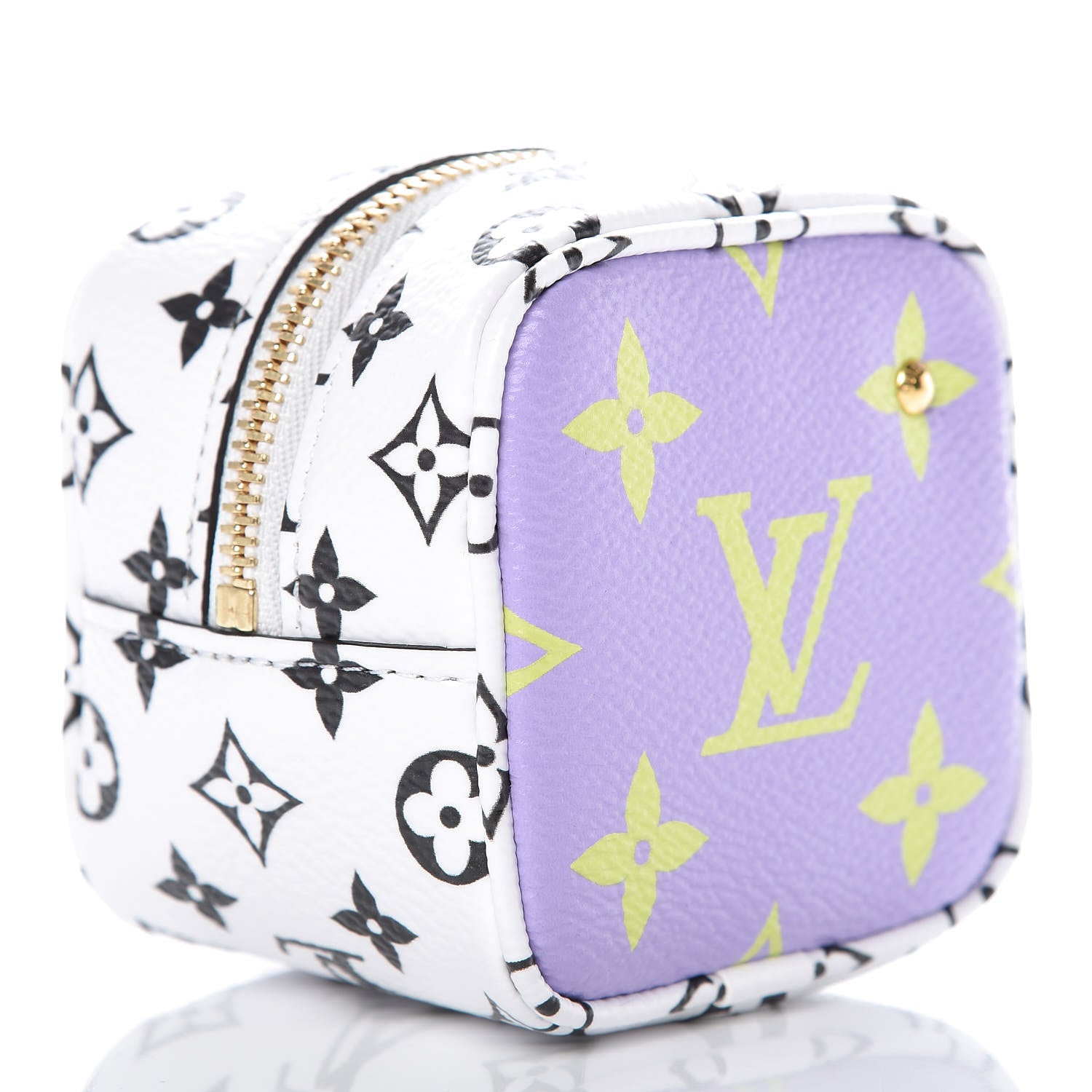 Louis Vuitton Monogram Giant Cube Coin Purse Pink 3 of 7