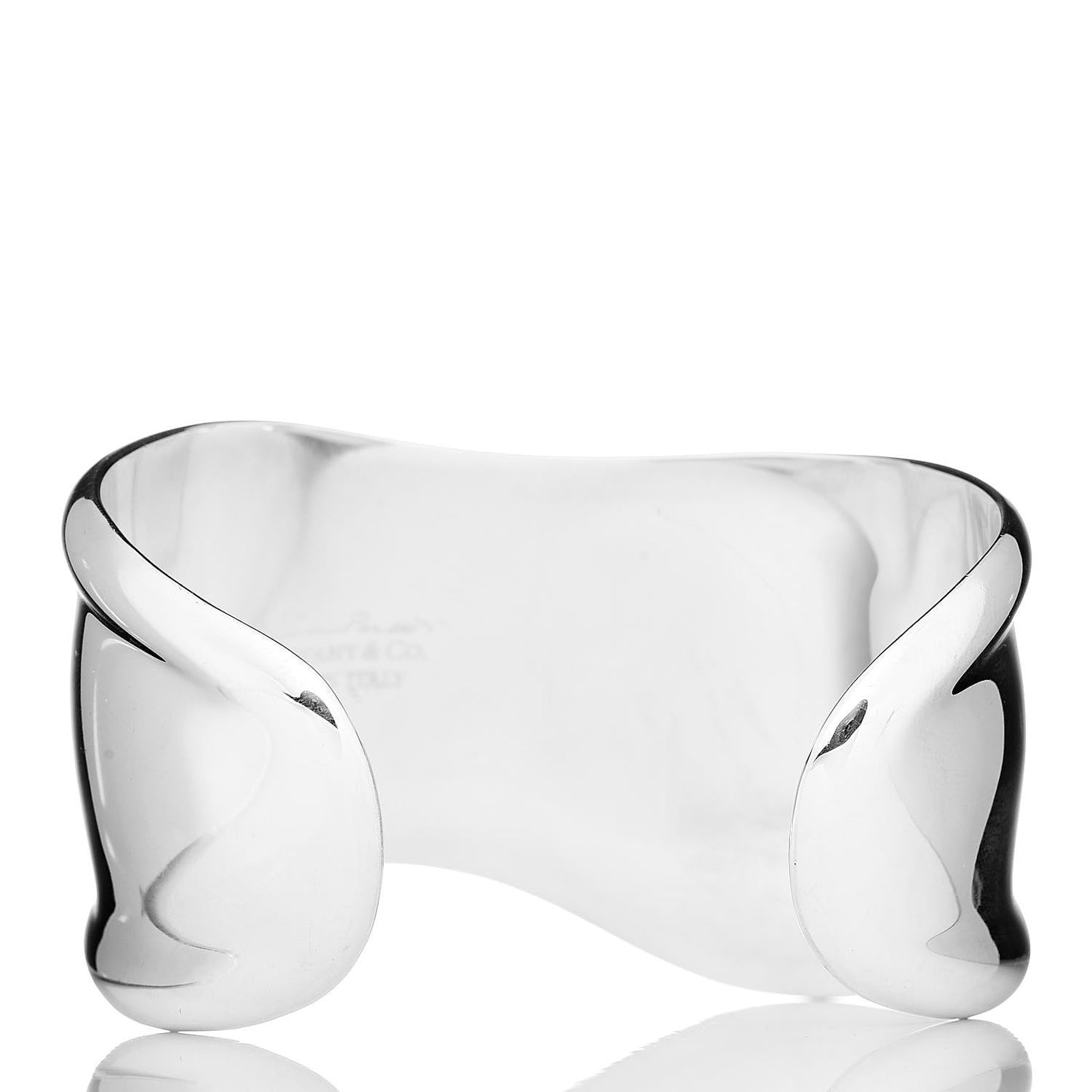 Sterling Silver Small Elsa Peretti Right Wrist Bone Cuff Bracelet