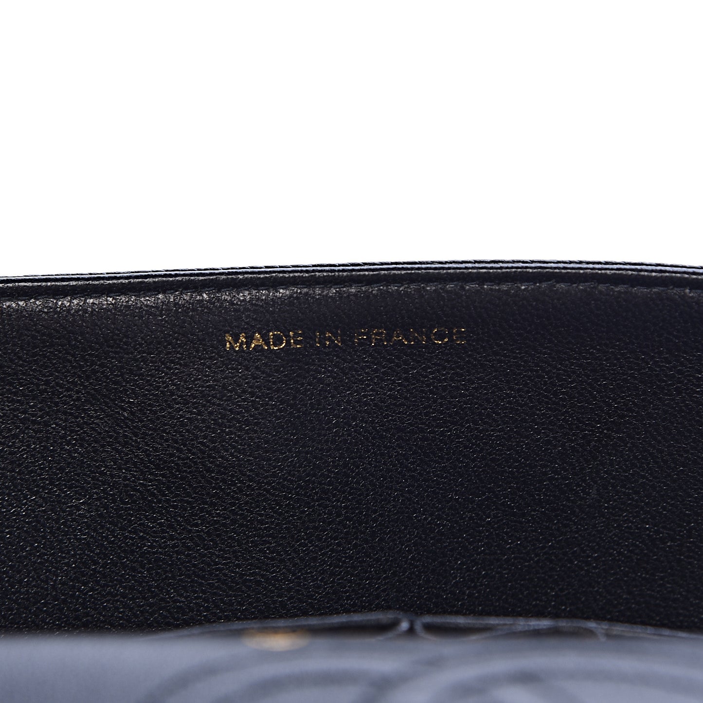 Caviar Quilted Small Double Flap Black