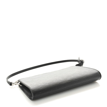 Louis Vuitton Epi Pochette Accessories 24 Black 4 of 9