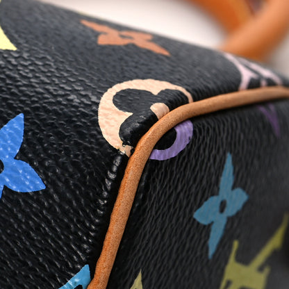 Louis Vuitton Monogram Multicolor Mini Sac HL Speedy Black 8 of 11