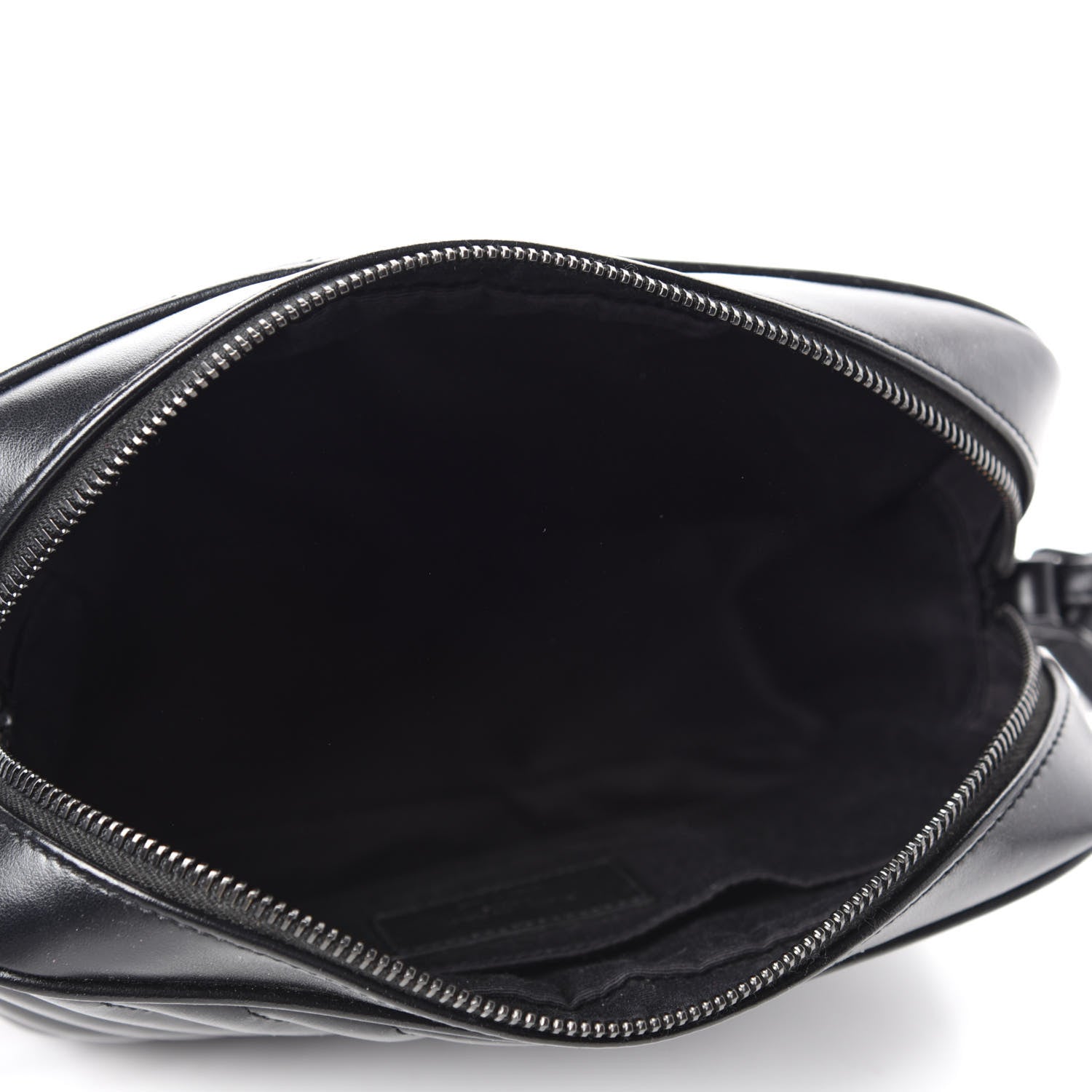 Saint Laurent Calfskin Matelasse Monogram Lou Camera Bag Black 5 of 10