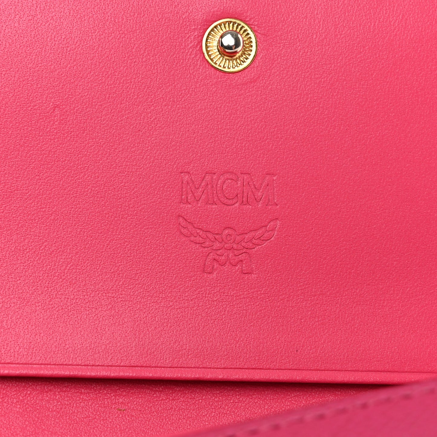 Visetos Studded Compact Wallet Pink
