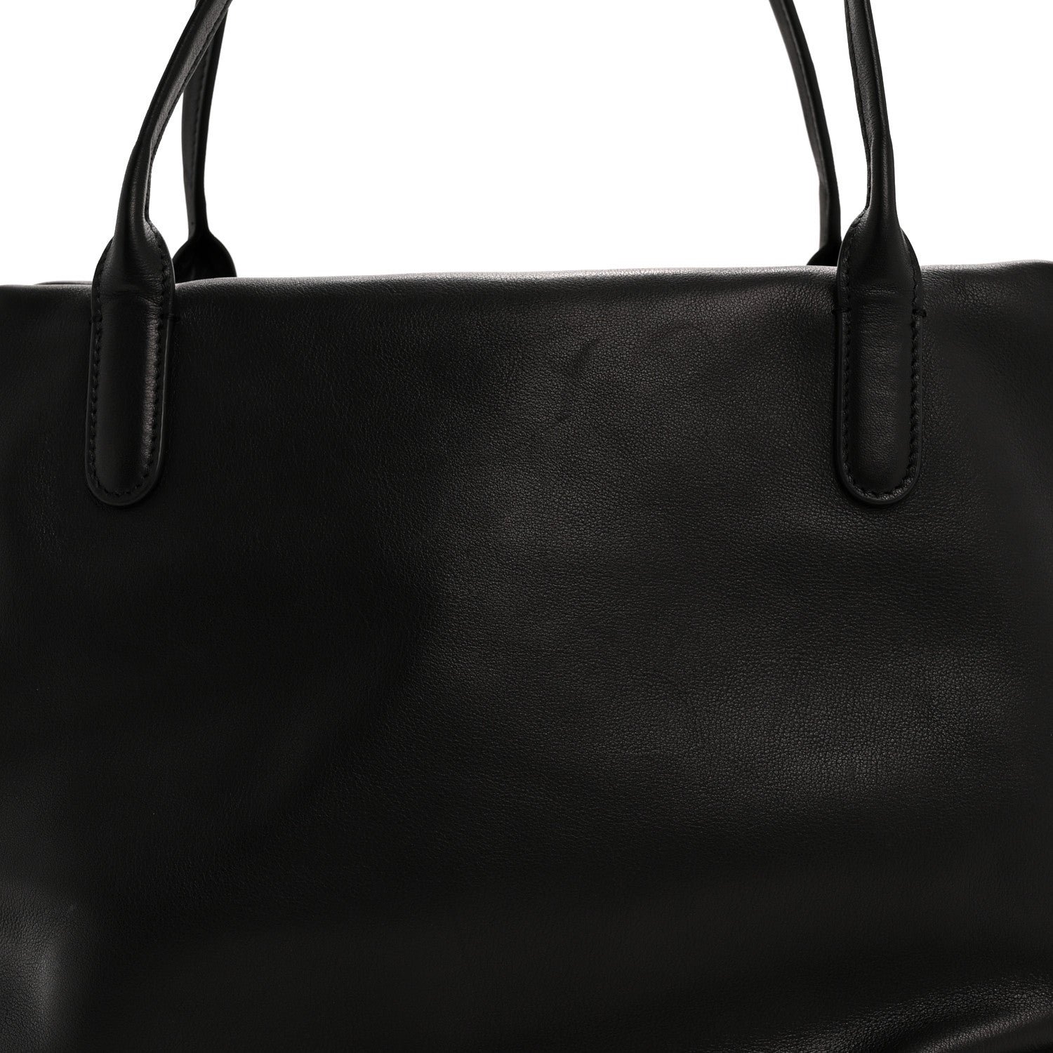 The Row Polished Saddle Calfskin Henri Bag Black 7 of 11