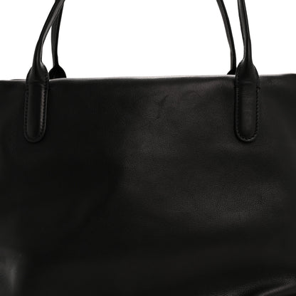 The Row Polished Saddle Calfskin Henri Bag Black 7 of 11