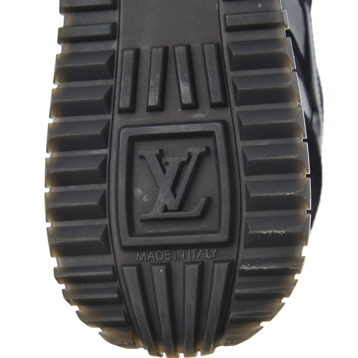 Louis Vuitton Suede Monogram Run Away Sneakers 38 Black 7 of 16