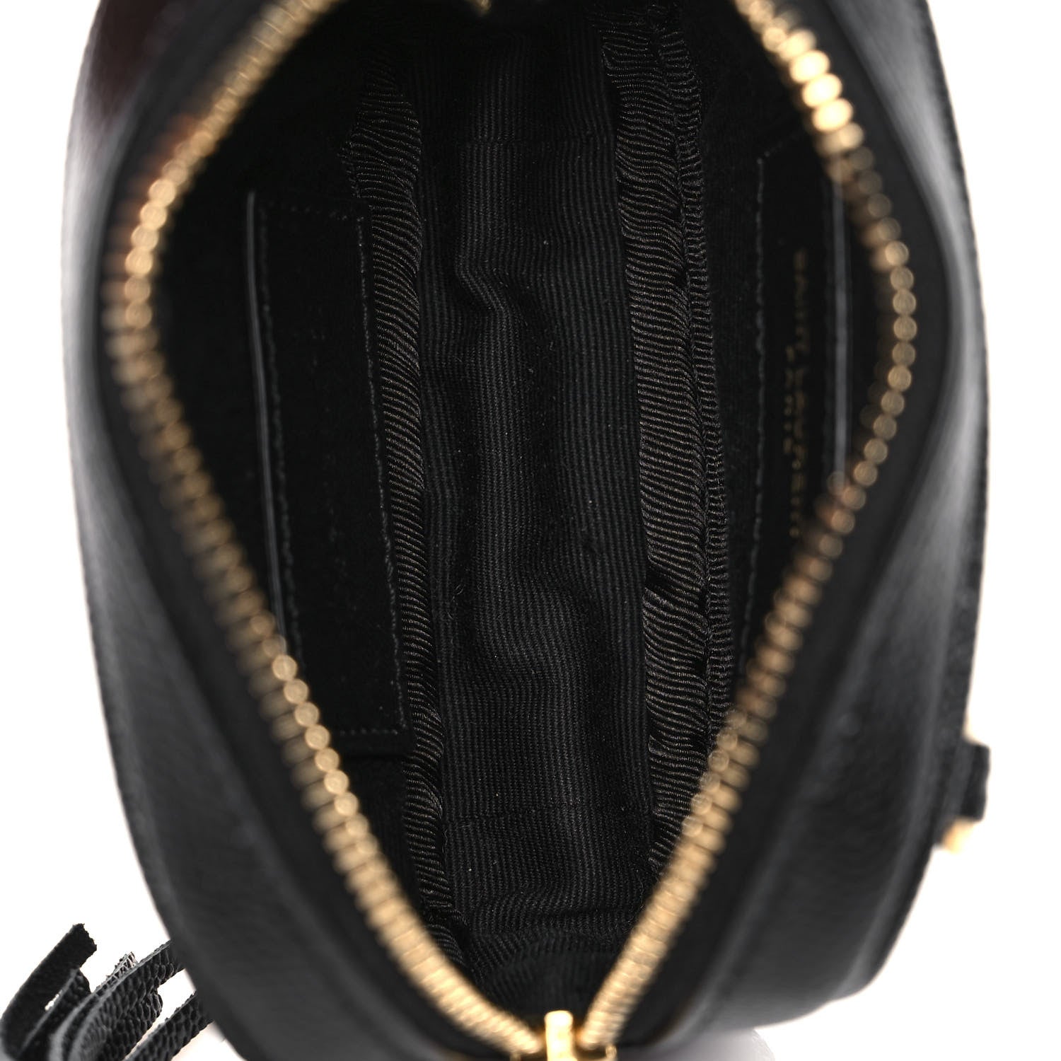 Saint Laurent Grain De Poudre Matelasse Monogram Baby Lou Camera Bag Black 5 of 11