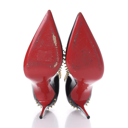 Christian Louboutin Patent Anjalina 100 Pumps 40 Black 5 of 9