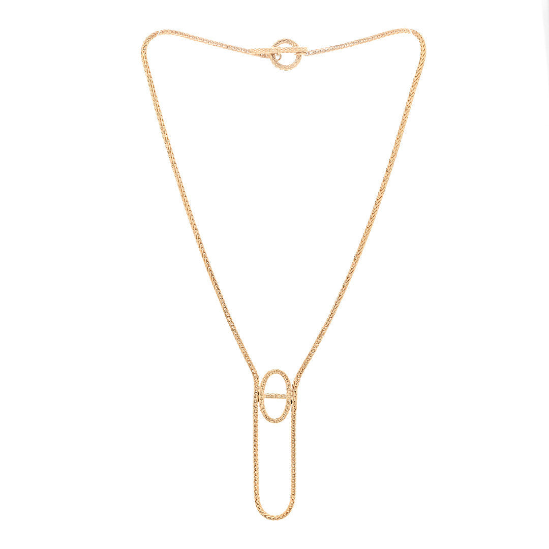 Hermes 18K Yellow Gold PM Chaine D'ancre Danae Necklace 3 of 4