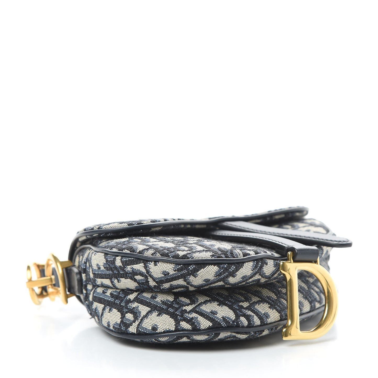 Oblique Mini Saddle Bag Blue