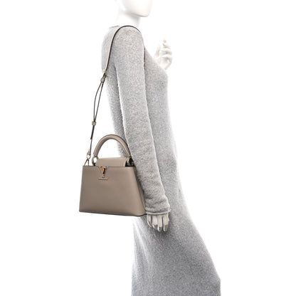 Louis Vuitton Taurillon Capucines BB Galet 2 of 9