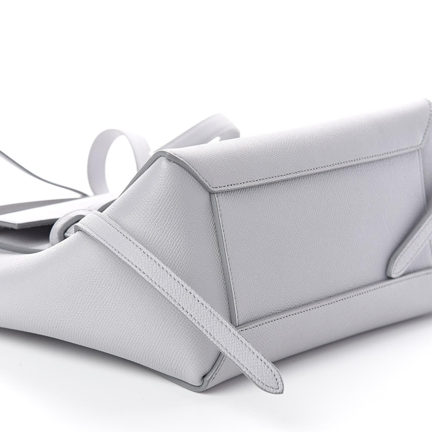 Celine Grained Calfskin Micro Belt Bag Pearl Blue 8 of 9