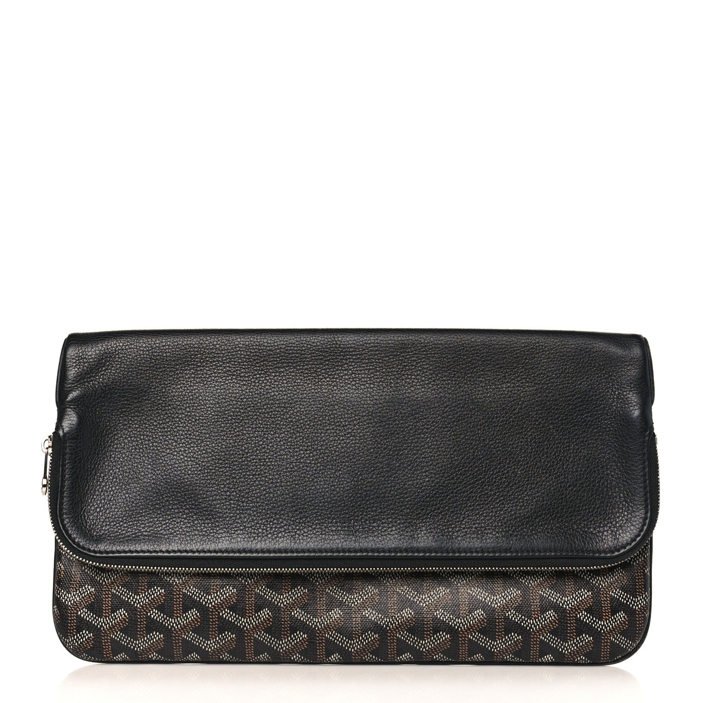 Goyardine Sainte Marie Soft Clutch Black