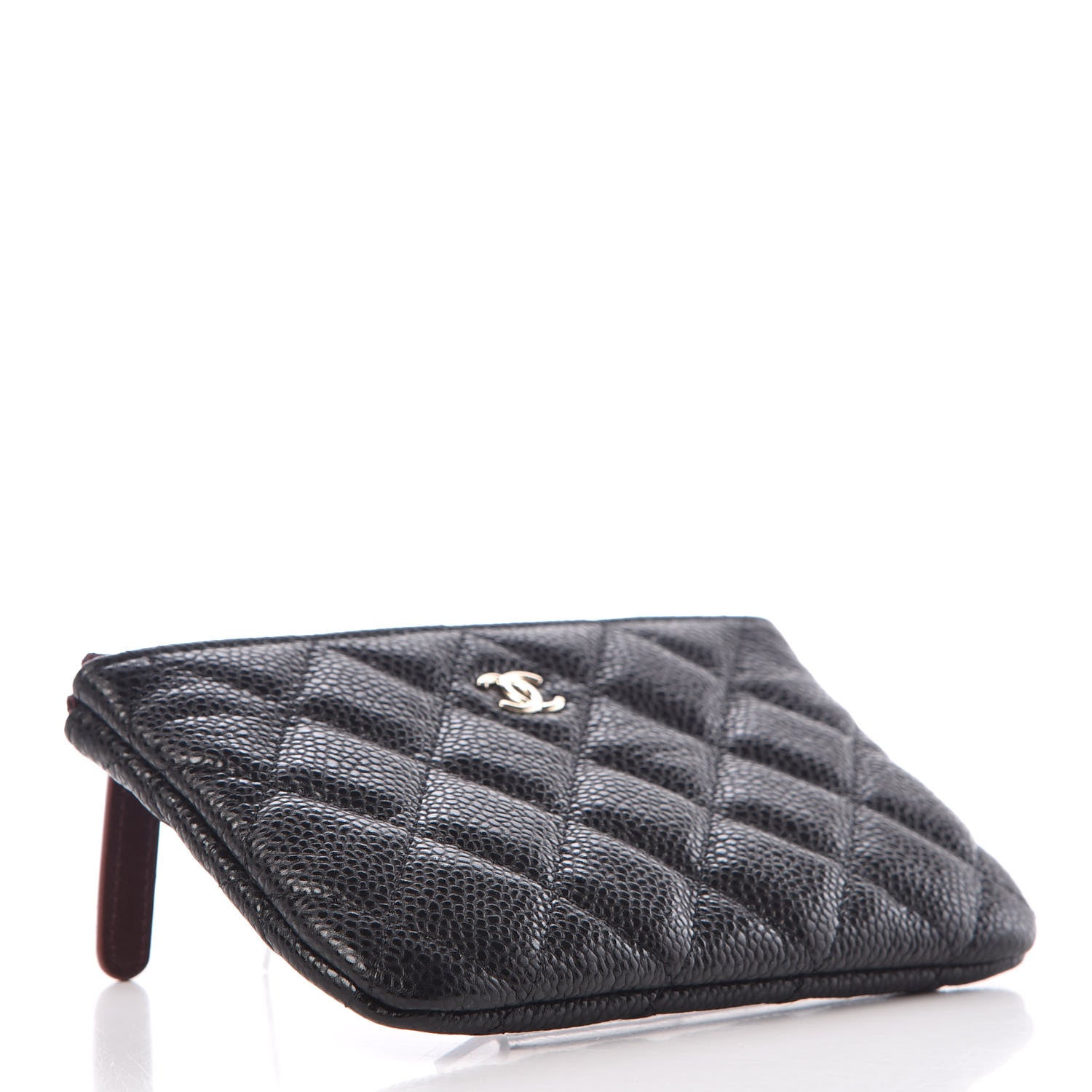 Chanel Caviar Quilted Small Cosmetic Case Black 4 of 8