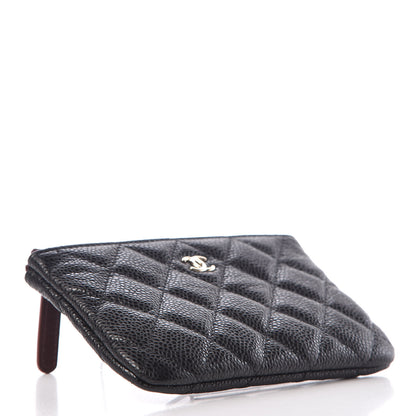 Chanel Caviar Quilted Small Cosmetic Case Black 4 of 8