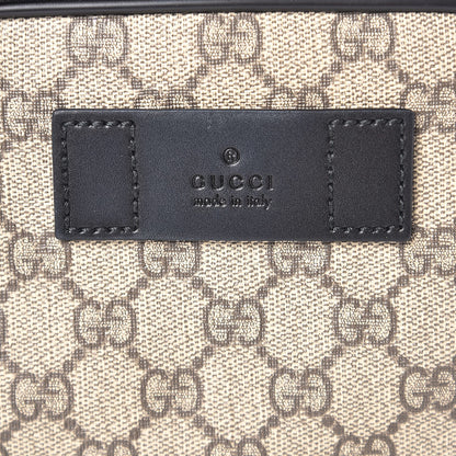 Gucci GG Supreme Monogram Web Belt Bag Black 8 of 9