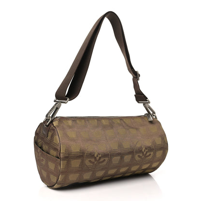 Chanel Nylon Travel Crossbody Bag Brown 3 of 11