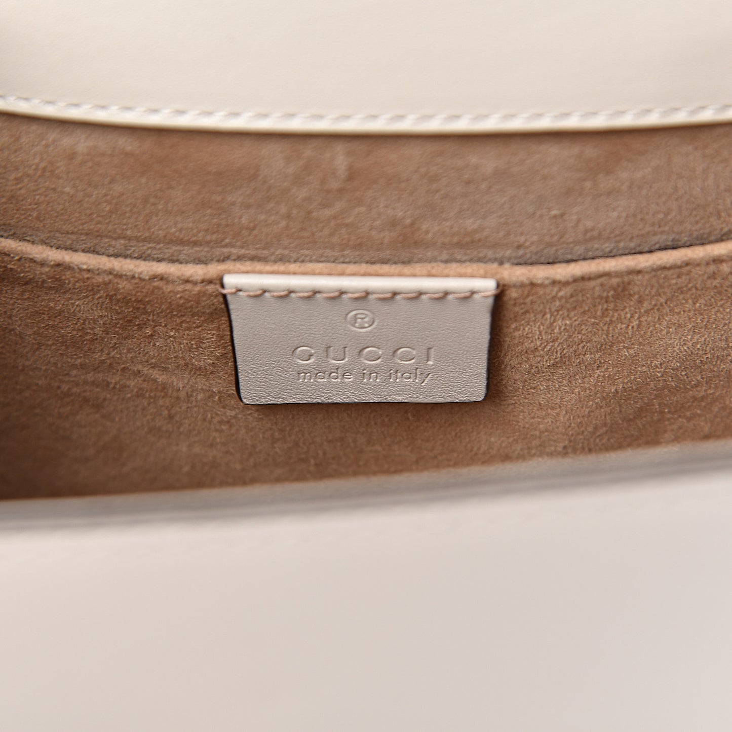 Calfskin Mini Sylvie Top Handle Bag White