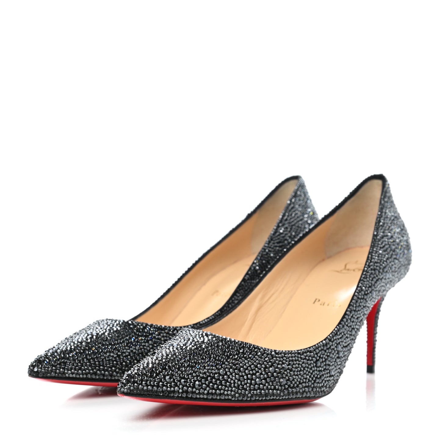 Suede Strass Kate 70 Pumps 40 Anthracite