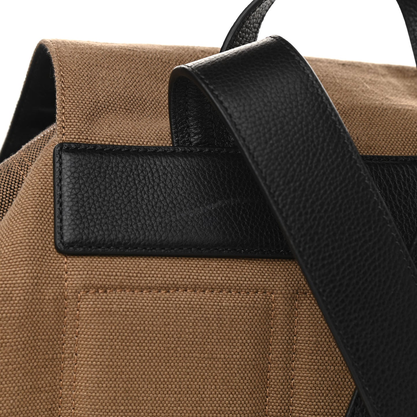 Canvas Mega Check Small Brookdale Backpack Black
