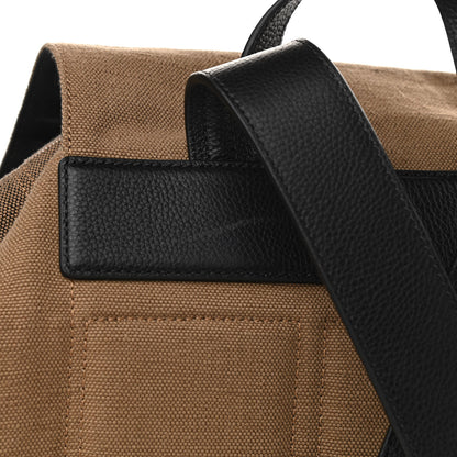 Burberry Canvas Mega Check Small Brookdale Backpack Black 12 of 12