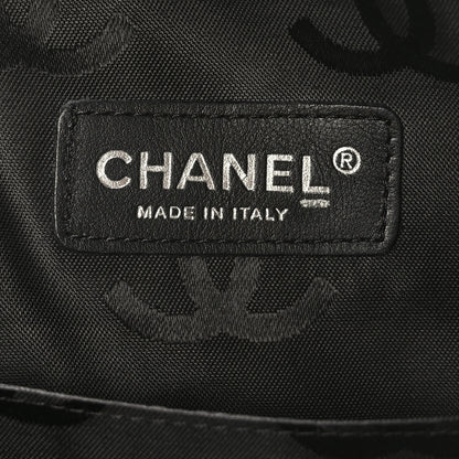 Chanel Calfskin Quilted Large Cambon Messenger Beige Black 7 of 9