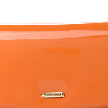 Burberry Prorsum Patent Small Lilford Shoulder Bag Orange 12 of 12