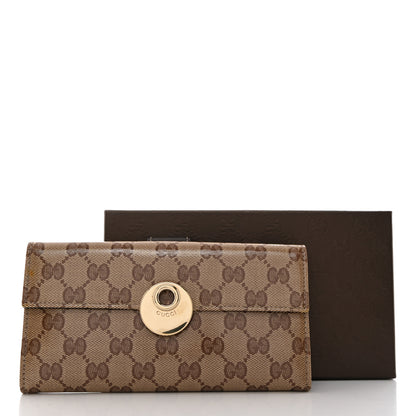 Gucci Crystal Monogram Eclipse Continental Wallet 9 of 9