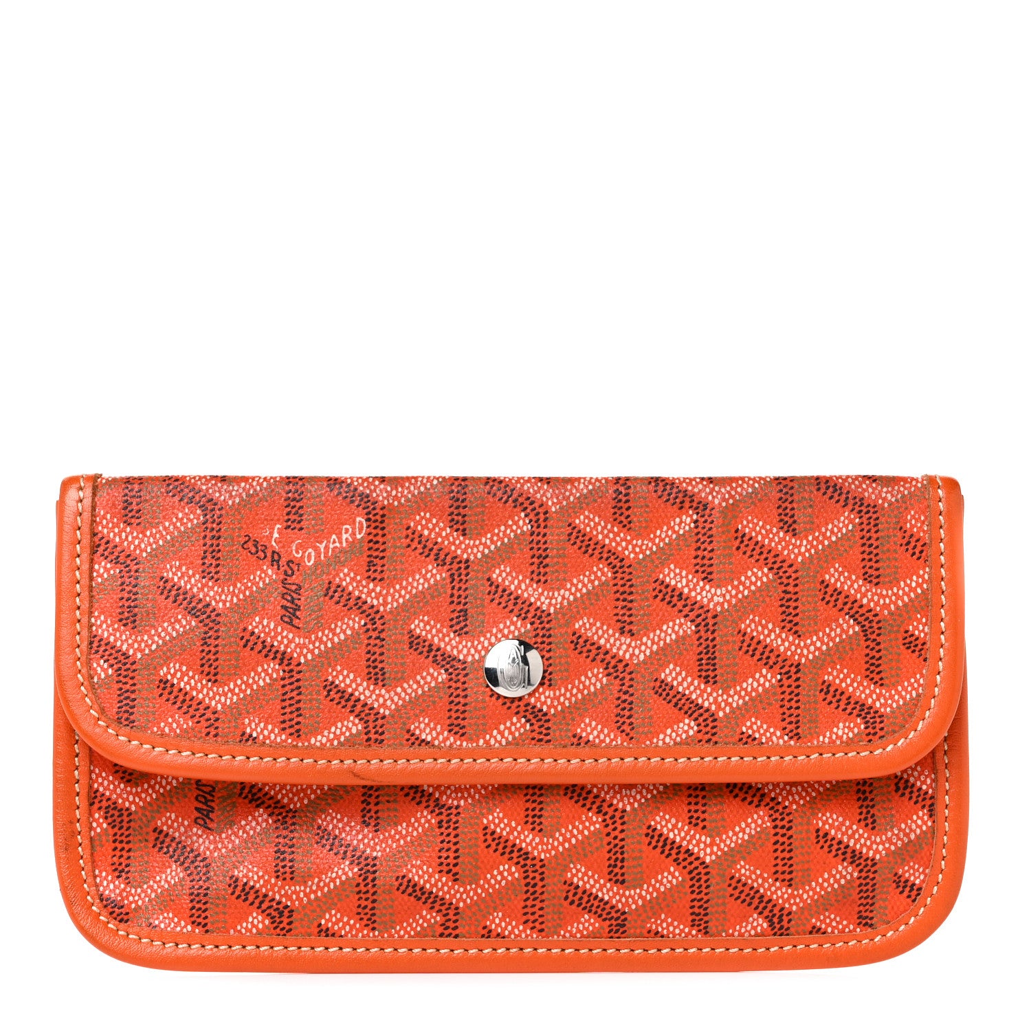 Goyard Goyardine Pouch Orange 1 of 12