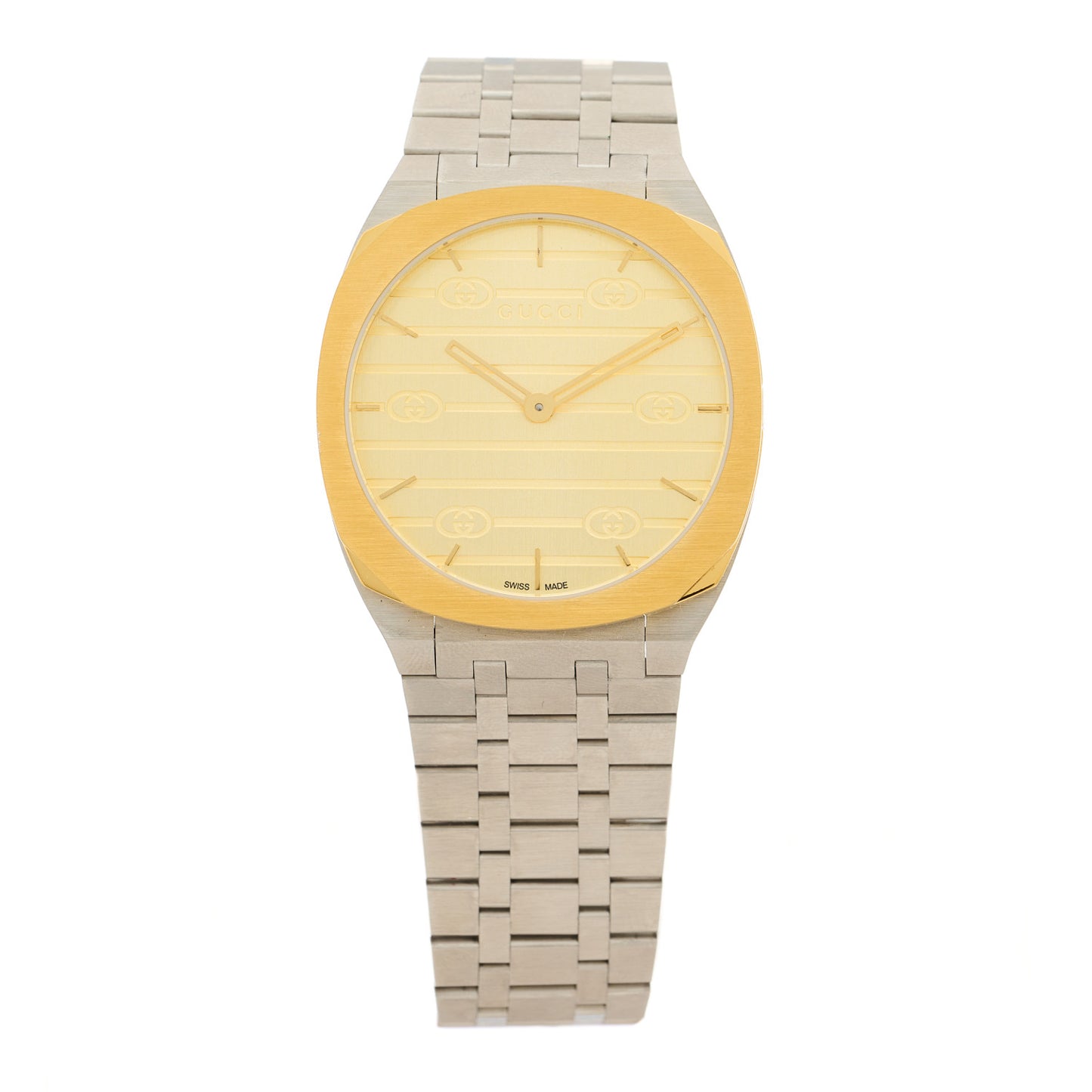 Stainless Steel 38mm 25H Quartz Watch Gold