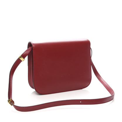 Celine Box Calfskin Medium Classic Box Flap Bag Red 3 of 13