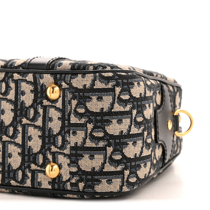 Christian Dior Oblique East West Medium D-Vibe Bowling Bag Navy 10 of 11