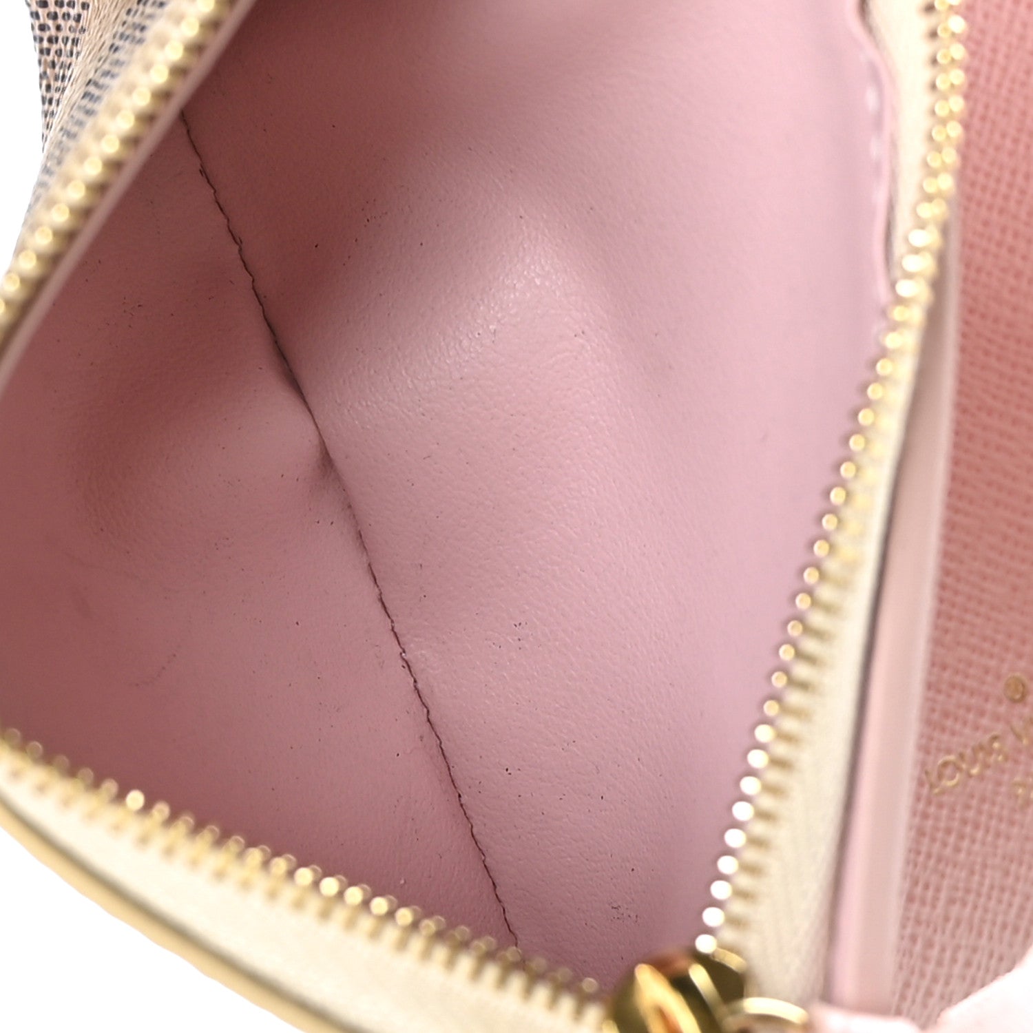 Louis Vuitton Damier Azur Victorine Wallet Rose Ballerine 6 of 8