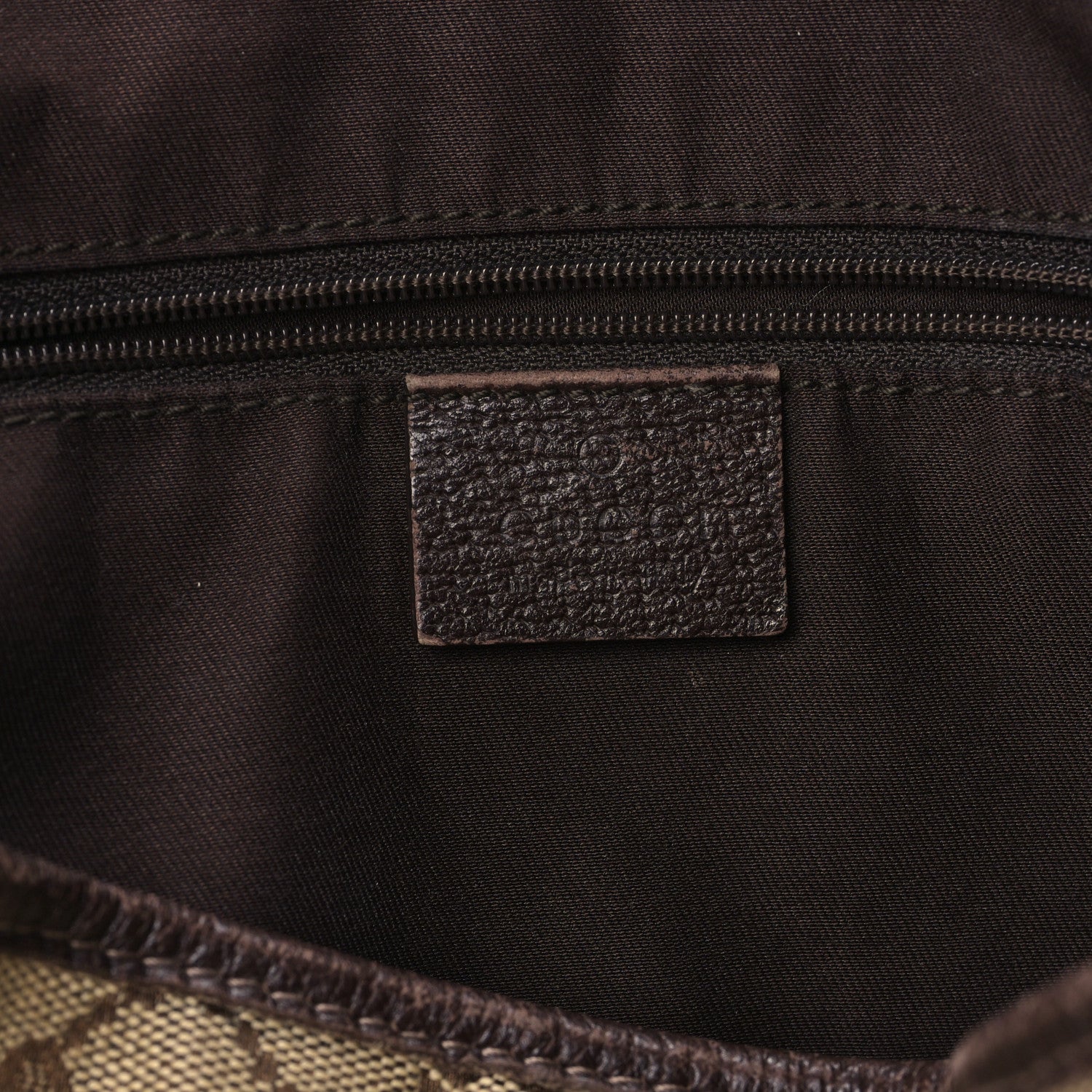 Gucci Monogram Medium Abbey Shoulder Bag Dark Brown 6 of 9