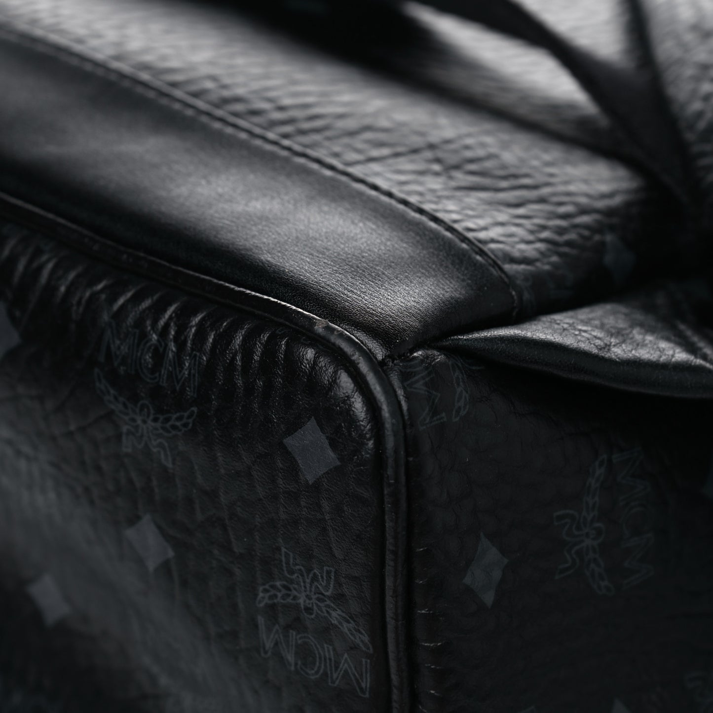 Visetos Medium Side Studs Stark Backpack Black
