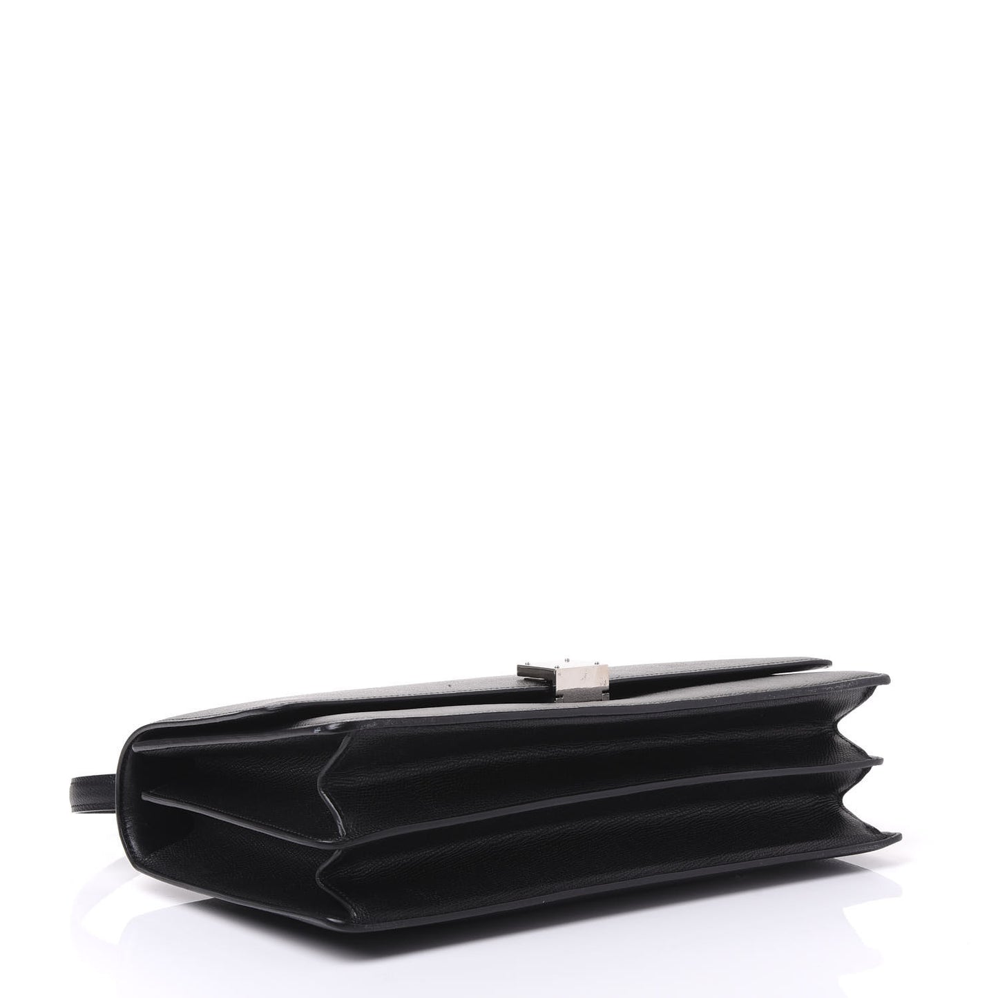Baby Grained Calfskin Medium Case Flap Black