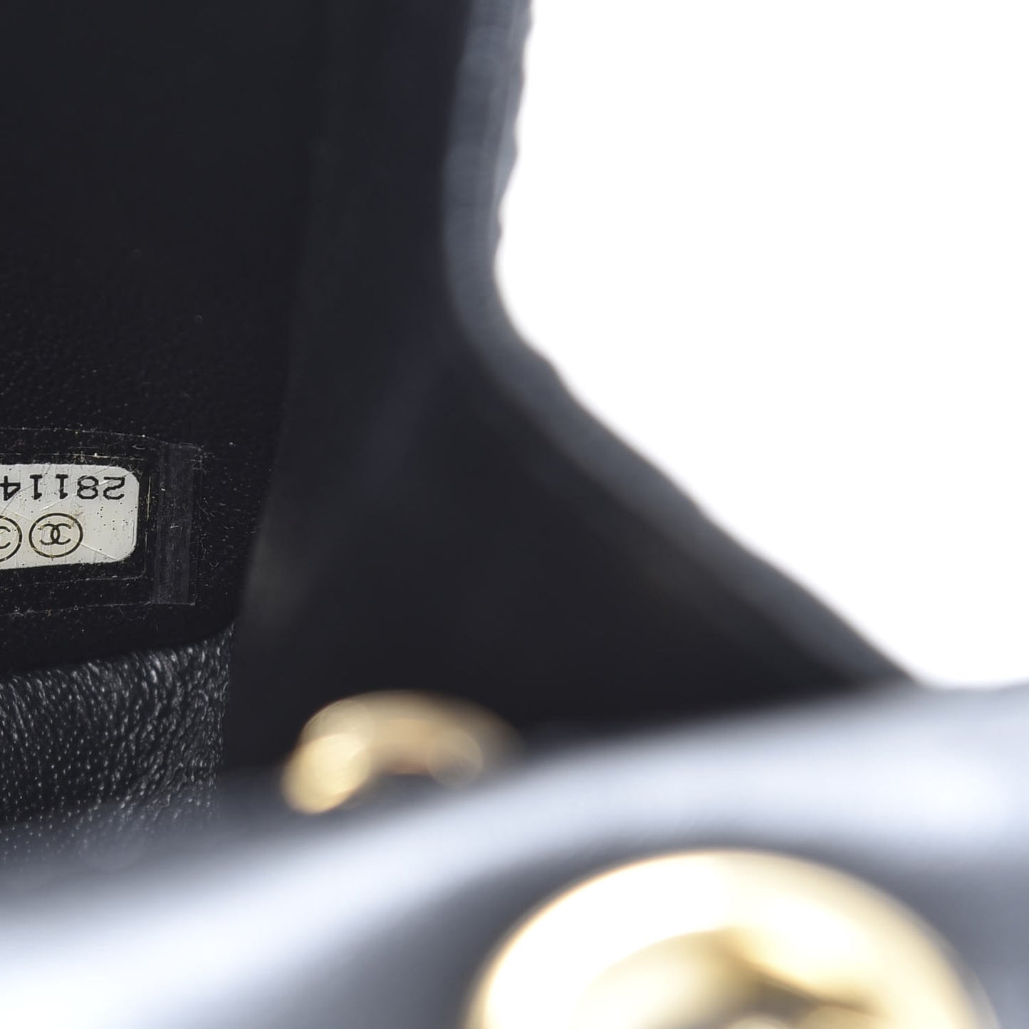 Aged Calfskin Quilted 2.55 Reissue Mini Flap Black