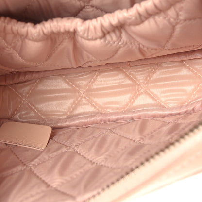 Chanel Caviar Quilted Small Curvy Pouch Cosmetic Case Light Pink 5 of 8